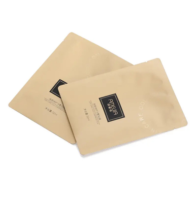 Custom Plastic Three Side Seal Pouches Flat Bags Flat Sachet