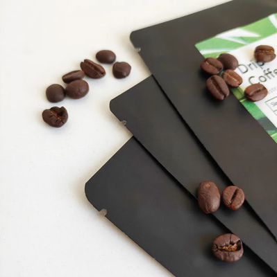 Digital Printed 3 Side Sealed Flat Pouch Sachet For Drip Coffee Filter Packaging Hanging Ear Coffee Bag