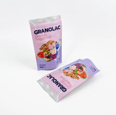 Custom Logo Doy Pack Stand Up Pouch Food Flexible Packaging Bag Manufacturer Zip Lock Stand Up Pouches
