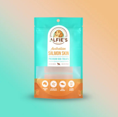 Custom Design Packaging Zipper Pouch Plastic Package Pouch Logo Pet Snack Food Dog Treat Cat Plastic Pet Snack Bag