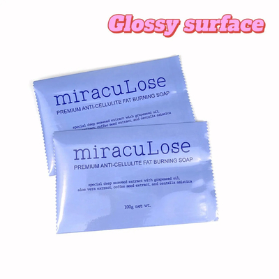 Customized Printed Small Plastic Sachet Back Side Seal Bag Pillow Bag Soap Packaging Mylar Bags