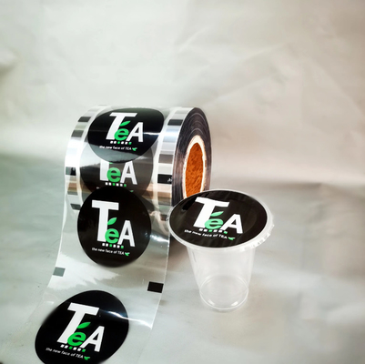 Custom Clear Boba Tea Cup Packaging Roll Plastic Bubble Sealing Film For Coffee Wine Soda Mineral Water Whisky