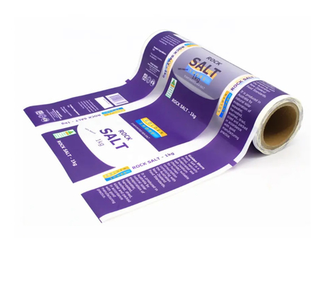 Custom Printing Packaging Plastic Roll Bopp/Pet/Ldpe Film With Window Food Packaging