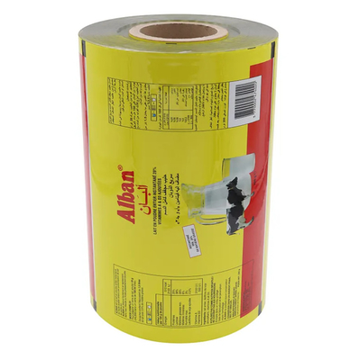 Flexible Laminated Aluminum Spice Plastic Film Roll Food Plastic Packing Film Rolls Material For Milk Powder