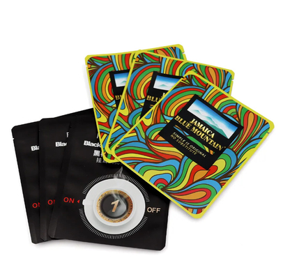 Custom Food Grade Aluminium Foil Moisture Proof Sachet 3 Side Seal Bags Small Sachet Tea Powder Packaging Pouch