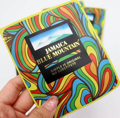 Custom Food Grade Aluminium Foil Moisture Proof Sachet 3 Side Seal Bags Small Sachet Tea Powder Packaging Pouch