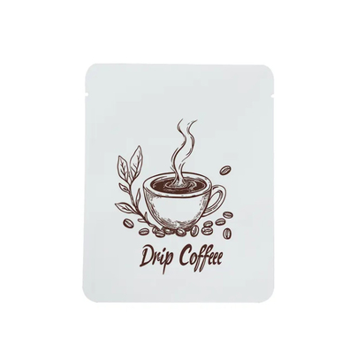 Kalee Custom Printed 3 Side Seal Pouch Aluminum Foil Food Plastic Packaging Bags Coffee Drip Bags
