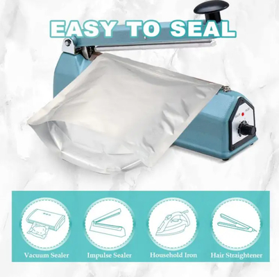 Custom Printed Matt Foil Plastic Food Resealable Packaging Bolsa Aluminum Zipper Stand Up Pouch With Zipper
