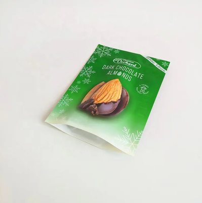 Custom Printing Stand Up Pouch Zipper Nut Package Plastic Snack Almonds Cashew Nuts Packaging Bags