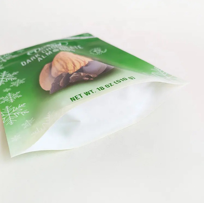 Custom Printing Stand Up Pouch Zipper Nut Package Plastic Snack Almonds Cashew Nuts Packaging Bags