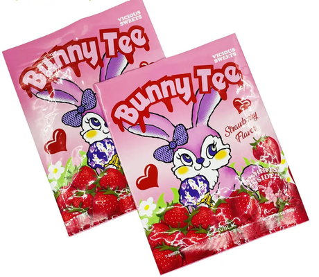 Custom Heat Seal Plastic Back Side Seal Candy Nut Mylar Bag Energy Mushroom Chocolate Bar Packaging Sachet Bags