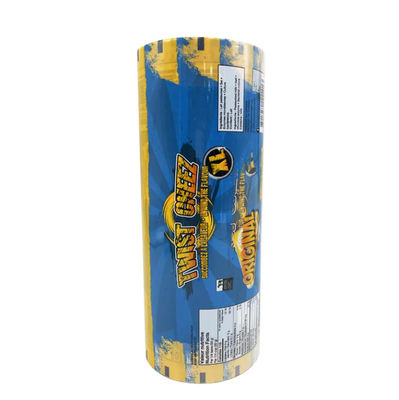 Custom Printed Bopp PET CPP PE Metallized Laminated Film Roll Flexible Packaging Snacks Candies Pizza Food Plastic Film