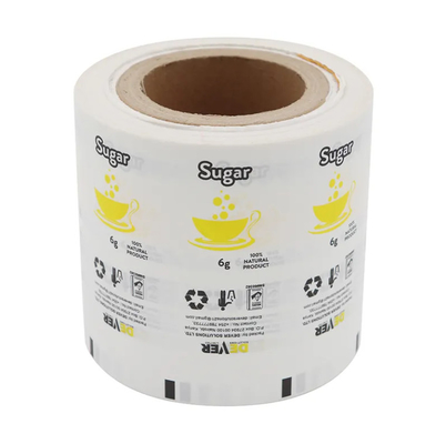 Wholesale Customized Plastic Food Packaging Laminated Roll Film Sugar Paper Sachet Automatic Packaging Film For Sale