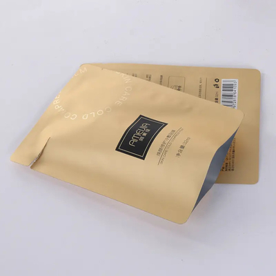 Small Mini Aluminum Foil Cosmetic Sample Sachets 3 Side Sealed Flat Pouch Bag For Skincare Lotion Cream Packet