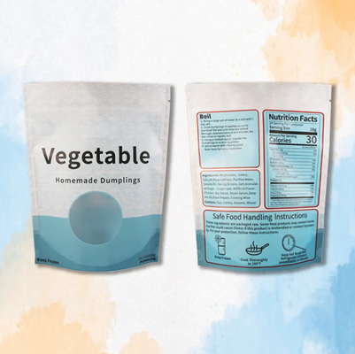Stand Up Pouches with Glossy Printing and Matte Printing Custom Printing and Tear-Resistant Materials