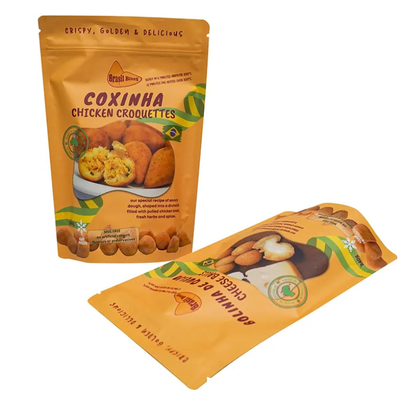 Custom Printed Food Grade Ziplock Snack Custom Plastic Pouch Packaging Food Packing Bag