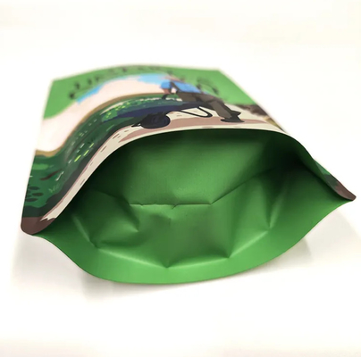 Low MOQ Customized Resealable Stand Up Zip Lock Pouch Bags For Food Package Storage Mylar Bag