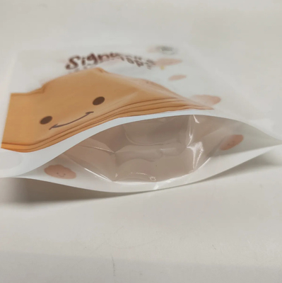 Custom Printed Plastic Biscuit Packaging Bags With Ziplock Plantain Chips Cookie Package Pouch
