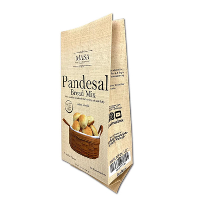 Plastic Packaging Bag Food Grade Custom Printing Side Gusset Bag For Bread Mix Packaging Bag