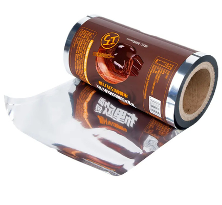 Custom Logo High Barrier Film Bopp/Cpp Roll Snack Biscuit Chips Packaging Film Bread Potato Chip Chocolate Bar Packing Film Roll