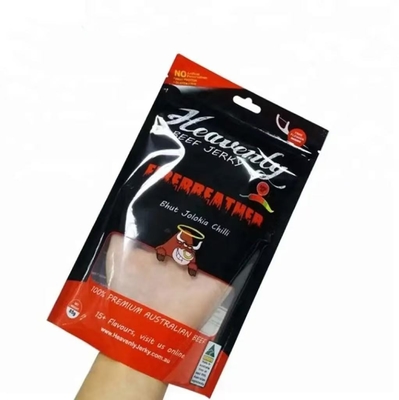 Custom Printed Reusable Vacuum Seal Zip Lock Snack Food Beef Jerky Packaging Bags