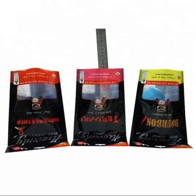Custom Printed Reusable Vacuum Seal Zip Lock Snack Food Beef Jerky Packaging Bags
