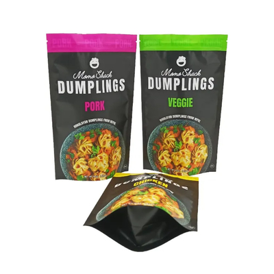 Food Grade Customized Printing Stand Up Pouch Resealable Zip Lock Tea Coffee Candy Snack Food Packaging Bags