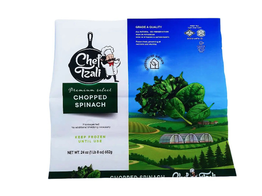 Hot Sale Heat-Sealed Vacuum Pouch With Custom Logo For Frozen Fruit Vegetable Milk Sugar Pet Food Jelly Storage Food Packaging