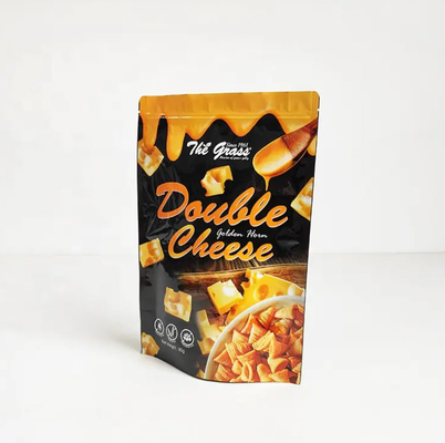 Custom Printing Heat Sealable Corn Snack Packaging Bag Plastic Laminate AL Food Packaging Stand Up Pouch