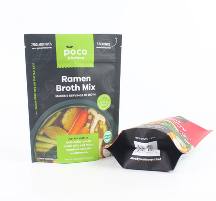 Customized Recyclable Biodegradable Food Packaging Smell Proof Bag Sealed Zipper Stand-Up Mylar Pouch Bags