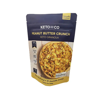 Food Grade Moisture-Proof Mylar Stand Up Pouch BOPP Plastic Packaging Bag For Snack Nut Chocolate Gravure Printing