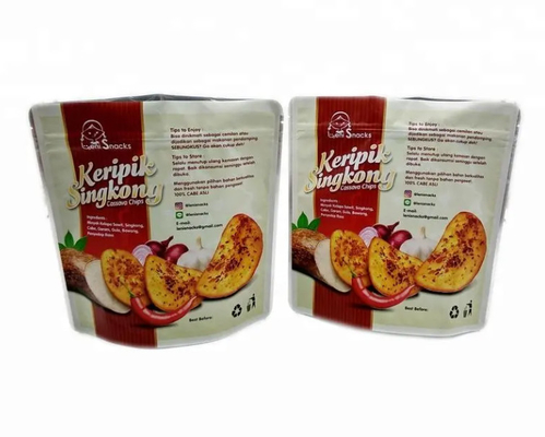Heat Seal Food Grade Custom Printed Foil Bags Food Storage Zipper Packaging Bag Food Stand Up Bag