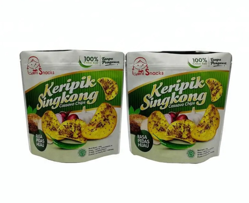 Heat Seal Food Grade Custom Printed Foil Bags Food Storage Zipper Packaging Bag Food Stand Up Bag