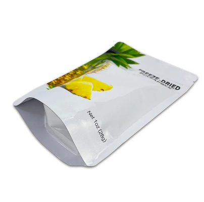 Glossy Stand Up Zipper Pouch For Freeze Dried Fruit Packaging Bag Print Food PE Heat Seal Digital Printing Cake Bag Retort Pouch