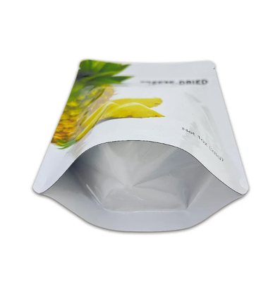 Glossy Stand Up Zipper Pouch For Freeze Dried Fruit Packaging Bag Print Food PE Heat Seal Digital Printing Cake Bag Retort Pouch