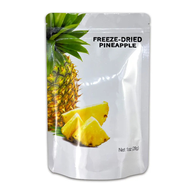 Glossy Stand Up Zipper Pouch For Freeze Dried Fruit Packaging Bag Print Food PE Heat Seal Digital Printing Cake Bag Retort Pouch