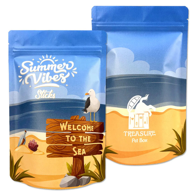 Printing Plastic Bag Manufacturer Full Printing Stand Up Zip Lock Pouch Mylar Packaging Bag