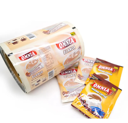 Custom Print Jelly Bag Snacks Packing Automatic Potato Chips Packaging Rolls Laminated Pe Food Packaging Roll Film