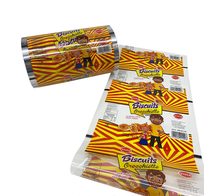 Custom Print Jelly Bag Snacks Packing Automatic Potato Chips Packaging Rolls Laminated Pe Food Packaging Roll Film