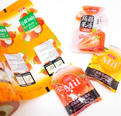 Custom Print Jelly Bag Snacks Packing Automatic Potato Chips Packaging Rolls Laminated Pe Food Packaging Roll Film