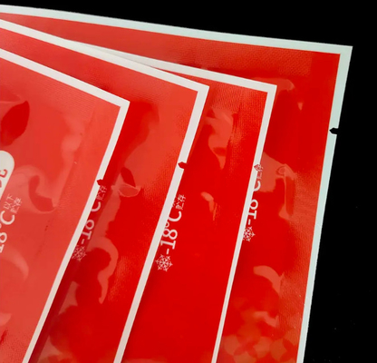 Custom Printed Logo Meat PE Nylon Tear Notch Clear Heat Seal Packaging Bags Food Grade Vacuum Seal Bags