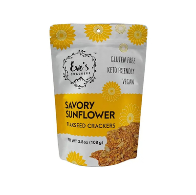 Custom Printed 100g 250g 500g Stand Up Pouch Flaxseed Crackers Smell Proof Zipper Food Packaging Bags