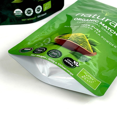 Customized Stand Up Pouch Food Packaging Dried Fruit Snack Candy Bag Plastic Laminate Aluminium Foil Bag
