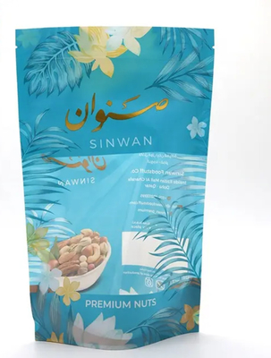 Custom Plastic Bags Food Packaging Bag Plastic Aluminum Foil Mylar Zipper Ziplock Bag Stand Up Pouch Doypack For Nuts Snack