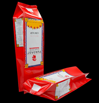 Wholesale Custom Resealable Side Gusset Pouches For Packaging Food Candies And Coffee Beans