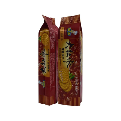 Custom Printed Plastic Snack Dry Food Side Gusset Pouch Mylar Cookie Biscuit Packaging Bag