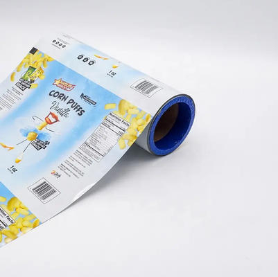 Custom Foil Laminated Aluminum Plastic Food Flexible Packaging Film Roll Sachet For Taro Tomatto Potato Chips Packaging