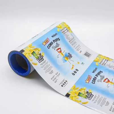 Custom Foil Laminated Aluminum Plastic Food Flexible Packaging Film Roll Sachet For Taro Tomatto Potato Chips Packaging