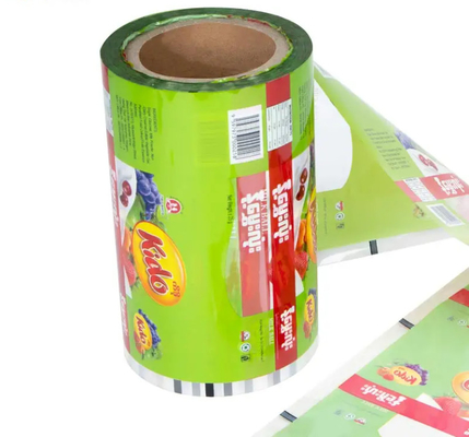 Customized Food Packaging Plastic Film Roll Nachos Pita Chips Food Flexible Packaging Film Roll Automatic Laminated Plastic Film