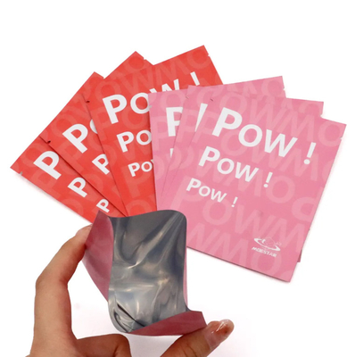 3-Sided Heat-Sealed Silver Aluminum Foil Vacuum Bag Open Top Food Storage Pouch With Zipper For Sugar And Other Foods